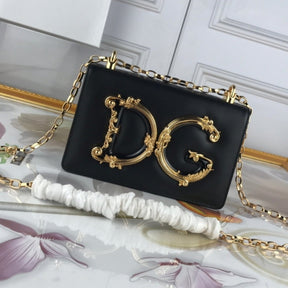DG Girls Black Crossbody Bag 21cm