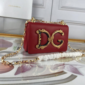 DG Crossbody Bag Girls Red 21cm