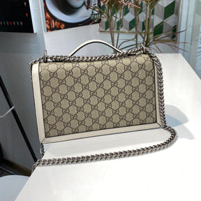 GG Dionysus light and medium canvas bag 28cm