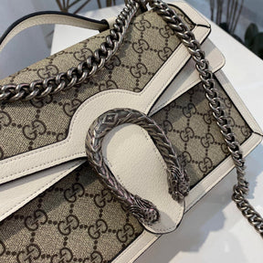 GG Dionysus light and medium canvas bag 28cm
