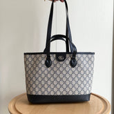 GG Ophidia Supreme Small Beige and Blue Bag 31cm