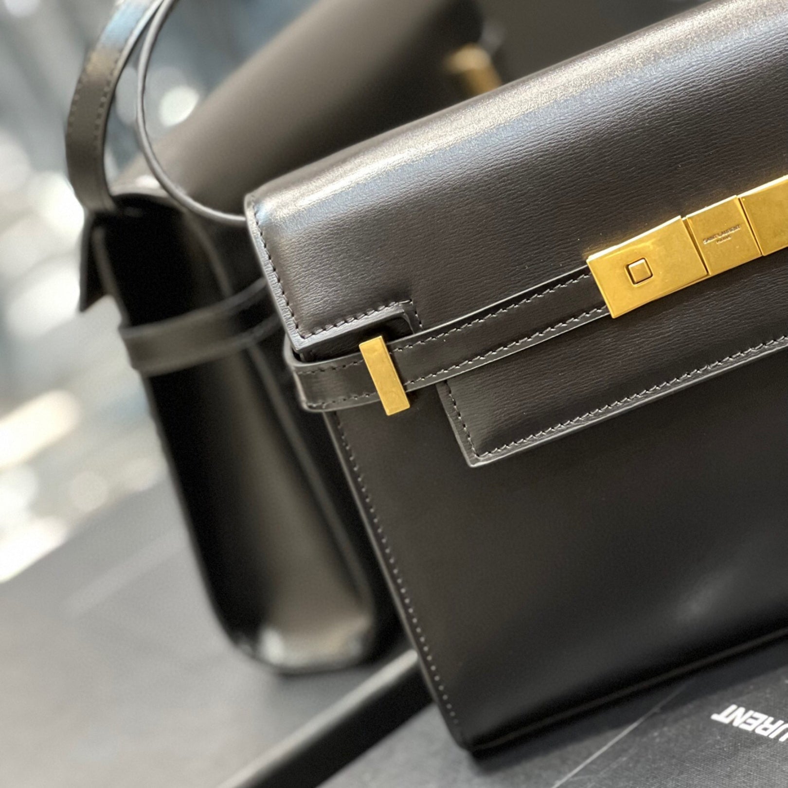 Small Black YSL Manhattan Bag