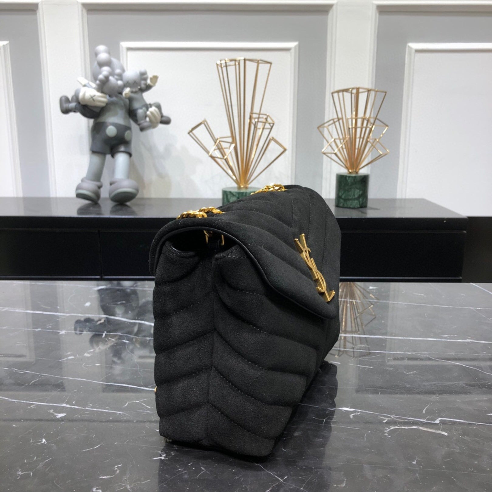 YSL LouLou Black Crossbody Bag