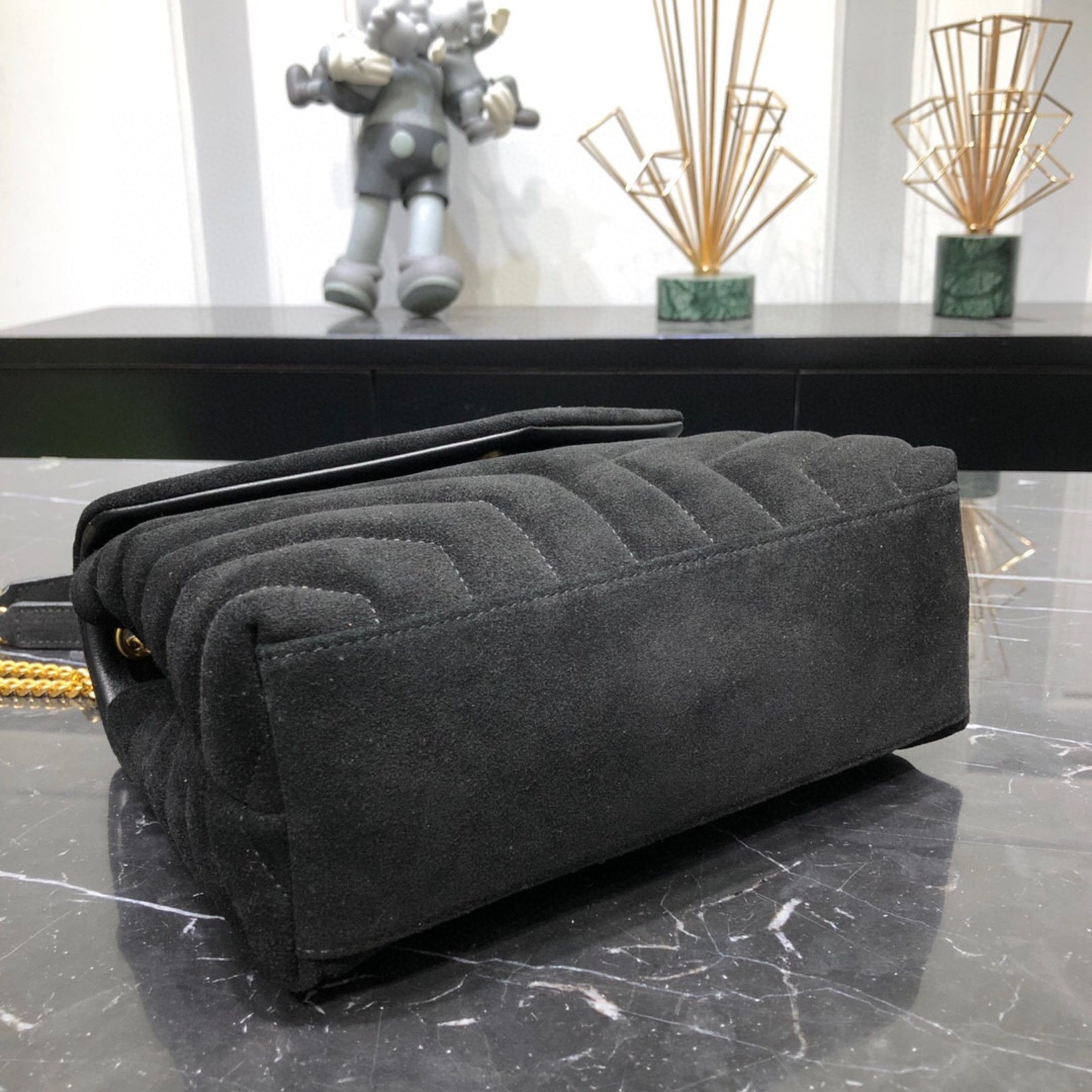 YSL LouLou Black Crossbody Bag