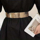 Women's Fish Scales Shiny Belt 