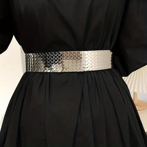 Women's Fish Scales Shiny Belt 
