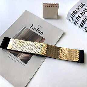 Women's Fish Scales Shiny Belt 