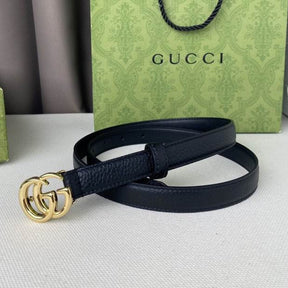 GG black belt with shiny gold 2cm wide