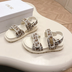 Dio Dioract White and Brown Sandal