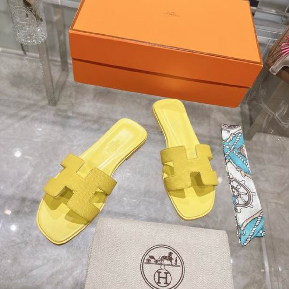 HRMS Oran Light Yellow Sandal