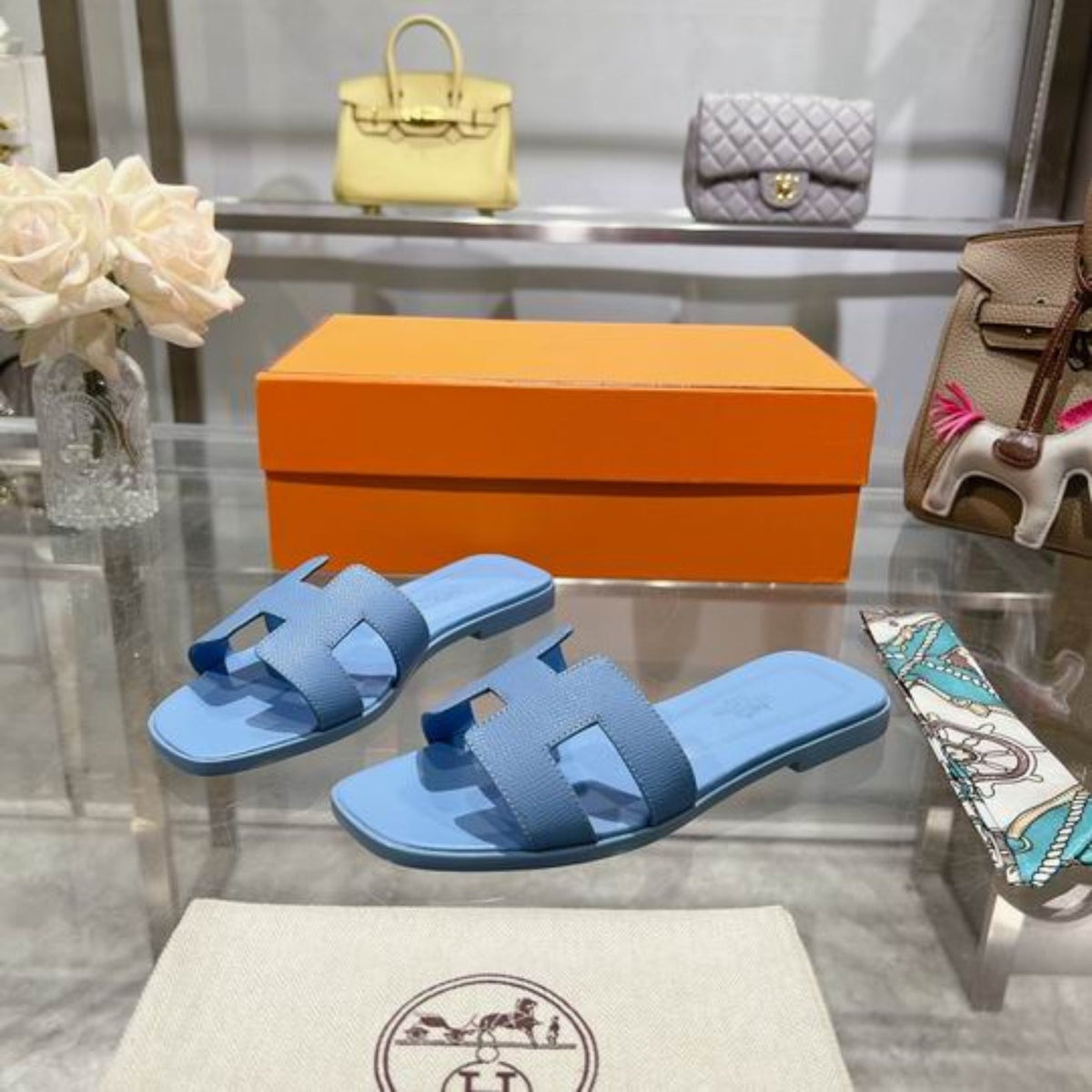 HRMS Oran Baby Blue Sandal