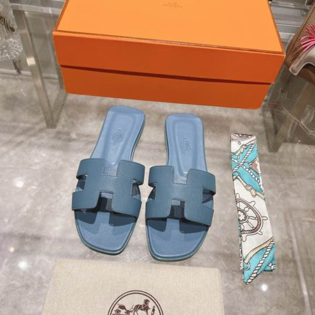 HRMS Oran Blue I Sandal