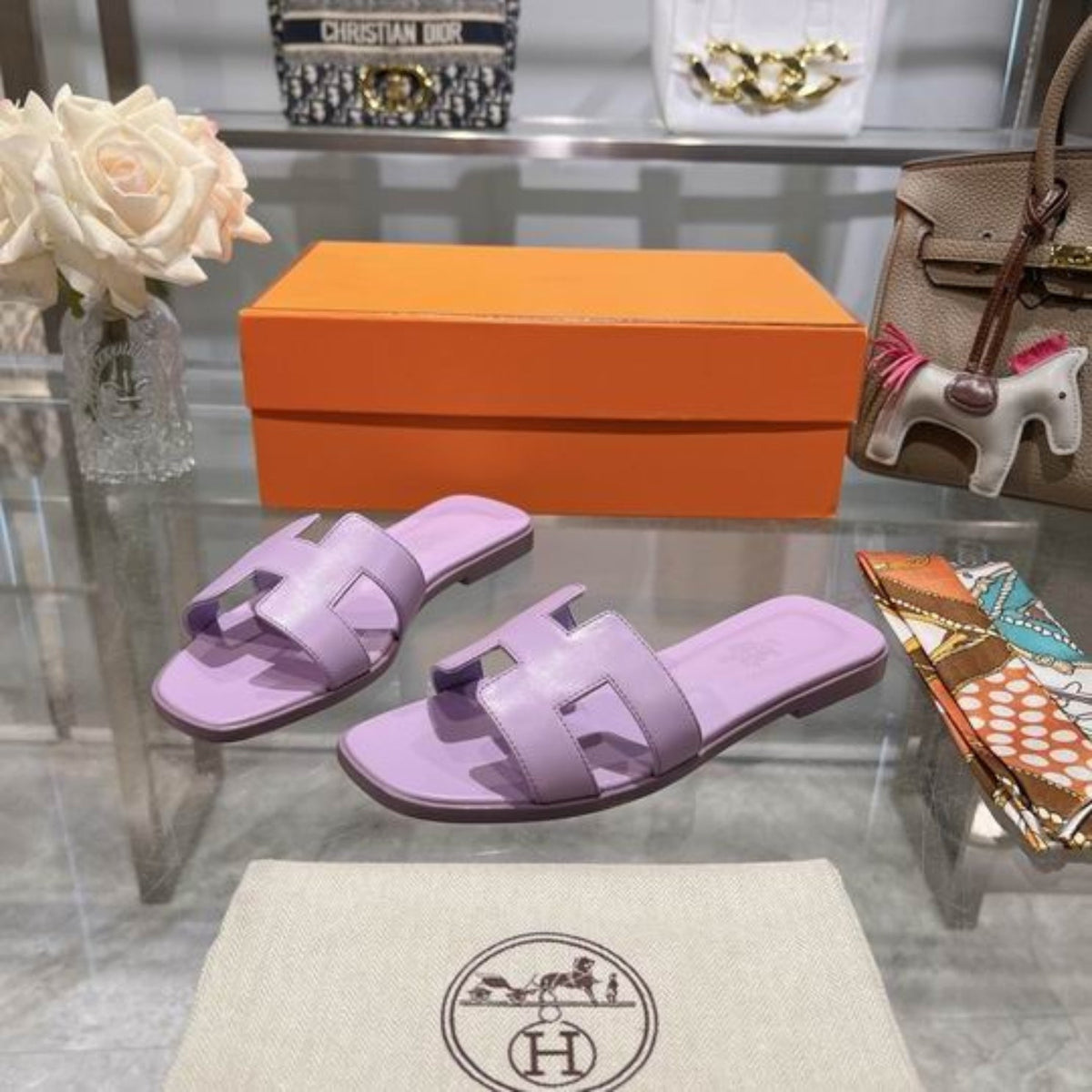 HRMS Oran Lilac Sandals