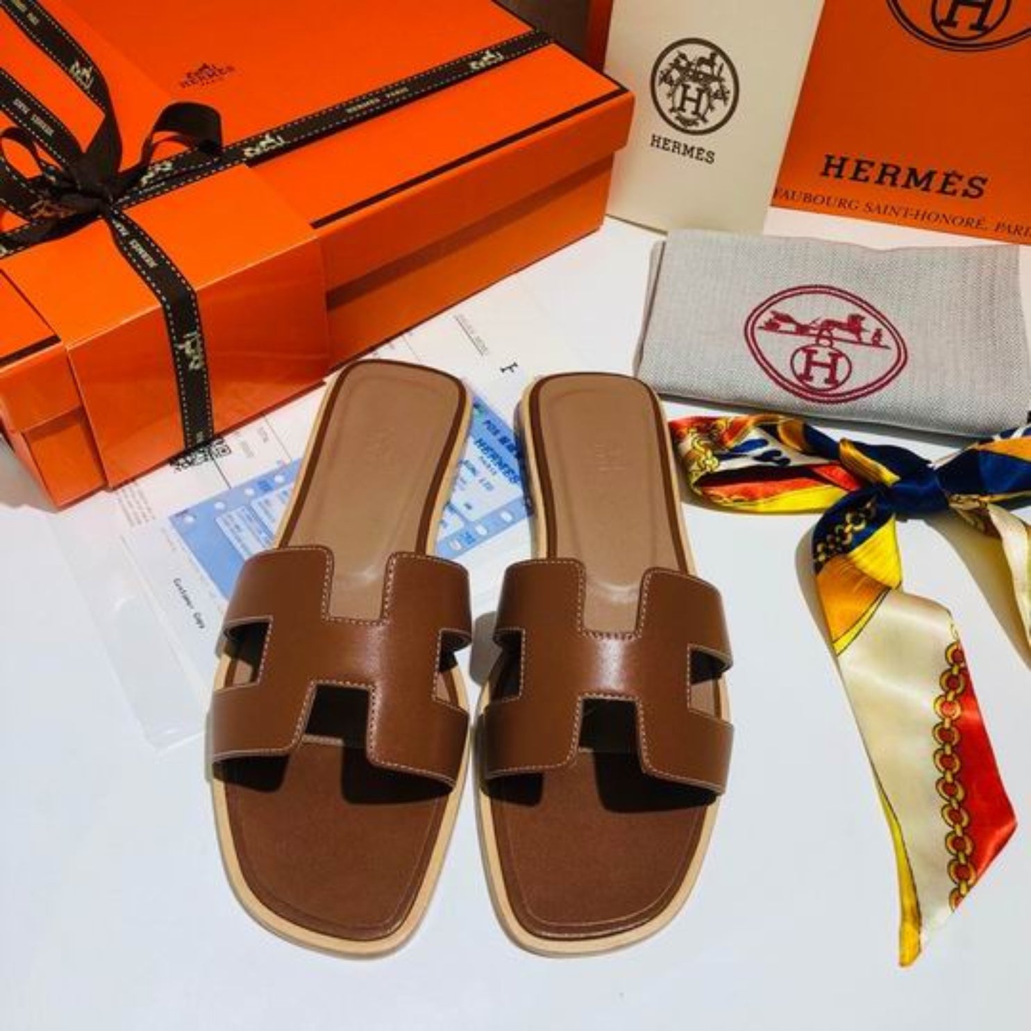 HRMS Oran Brown Classic Sandal