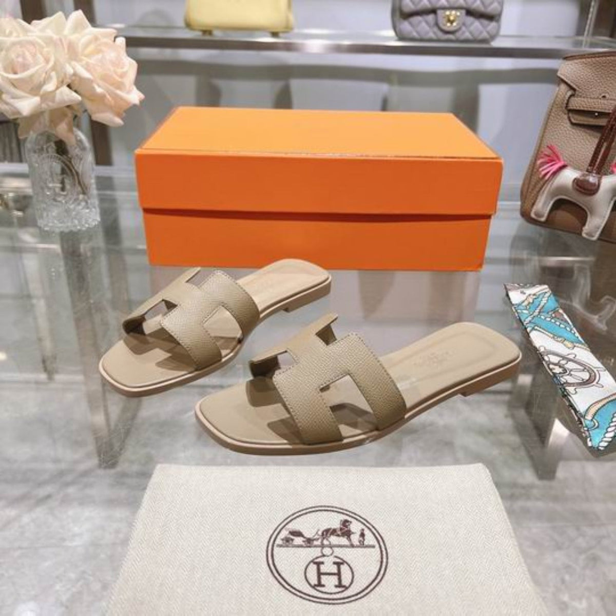 HRMS Oran Straw Sandal