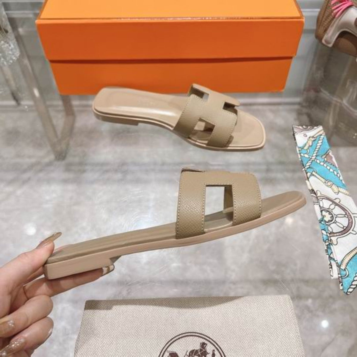 HRMS Oran Straw Sandal