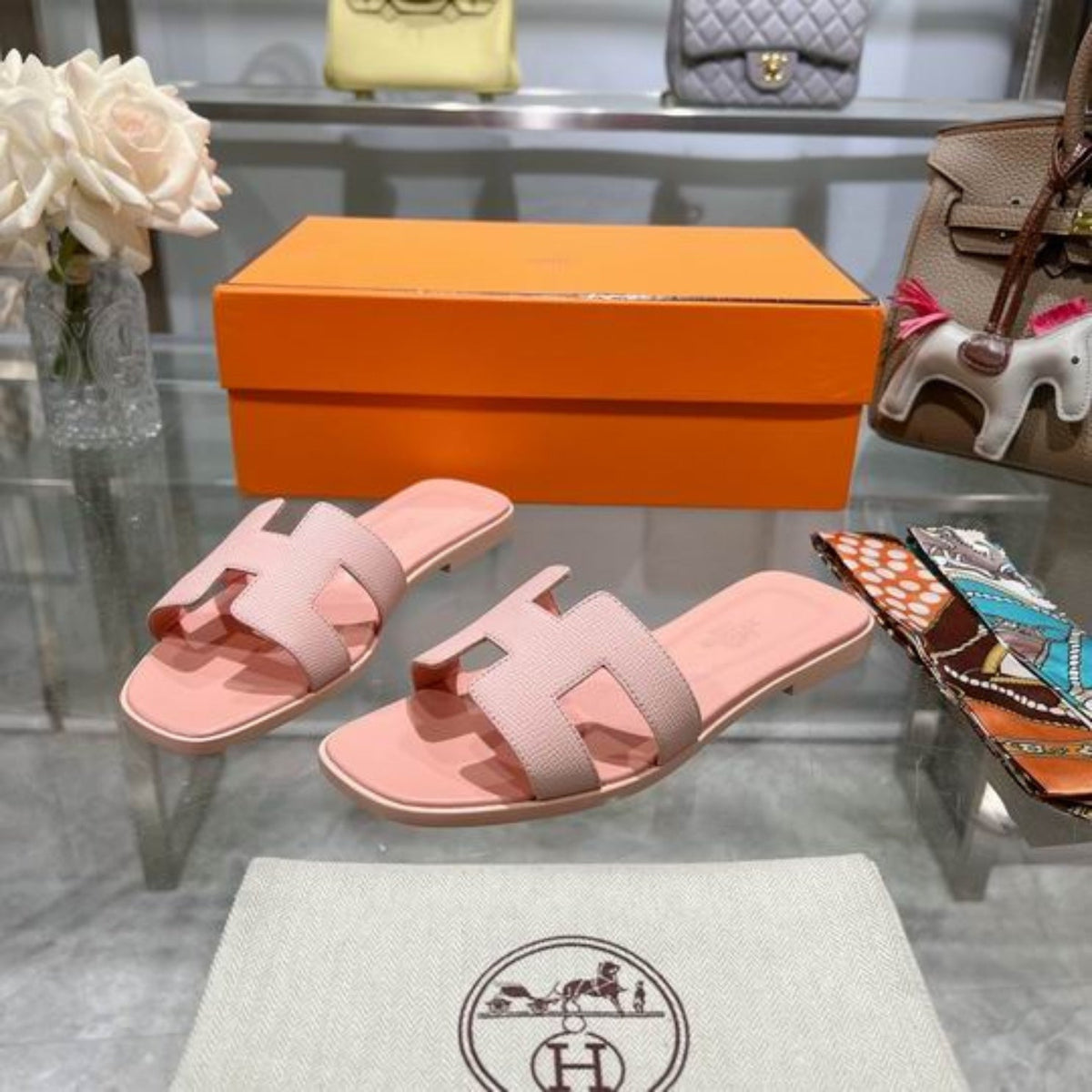 HRMS Oran Salmon Sandals