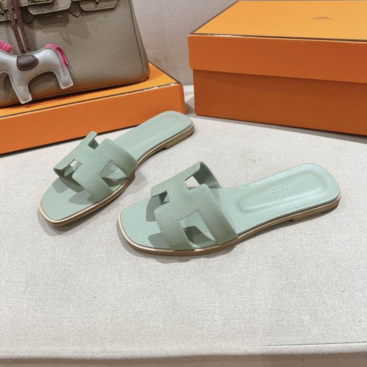 HRMS Oran Light Green Sandal