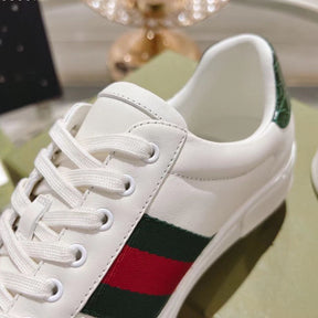 GG Ace Web Tennis Shoes with White Bee
