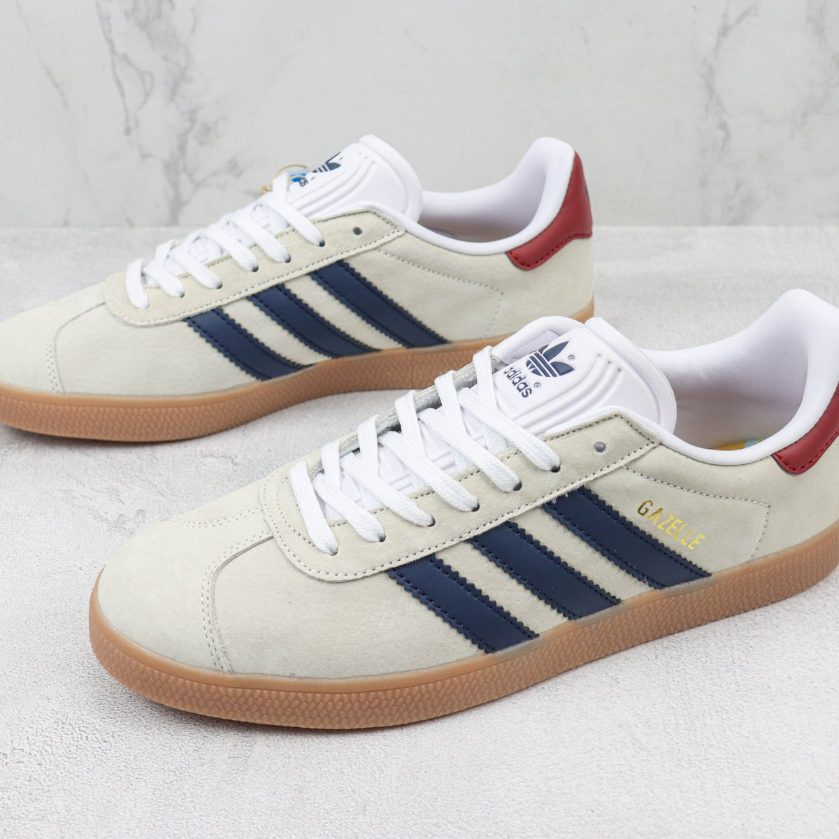 Gazelle Cream and Red Tennis Ads