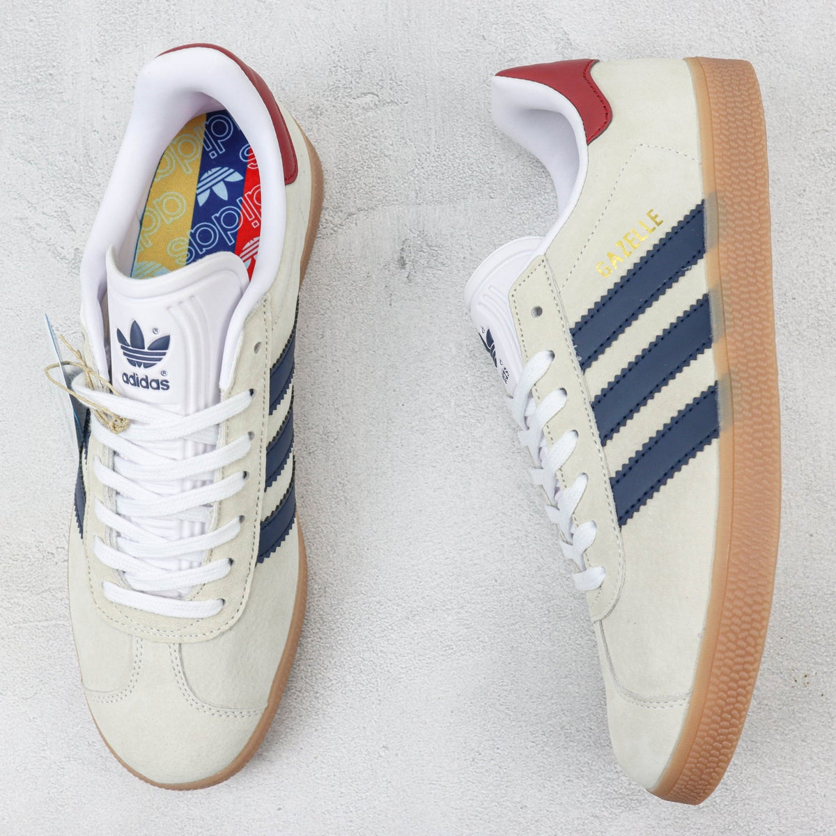 Gazelle Cream and Red Tennis Ads