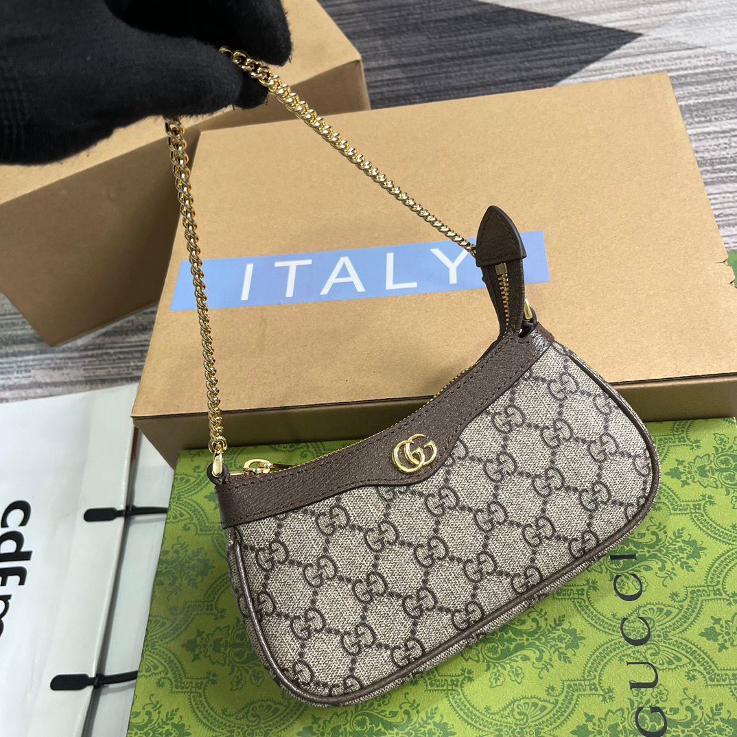 GG Mini Ophidia Small Canvas Bag 25cm