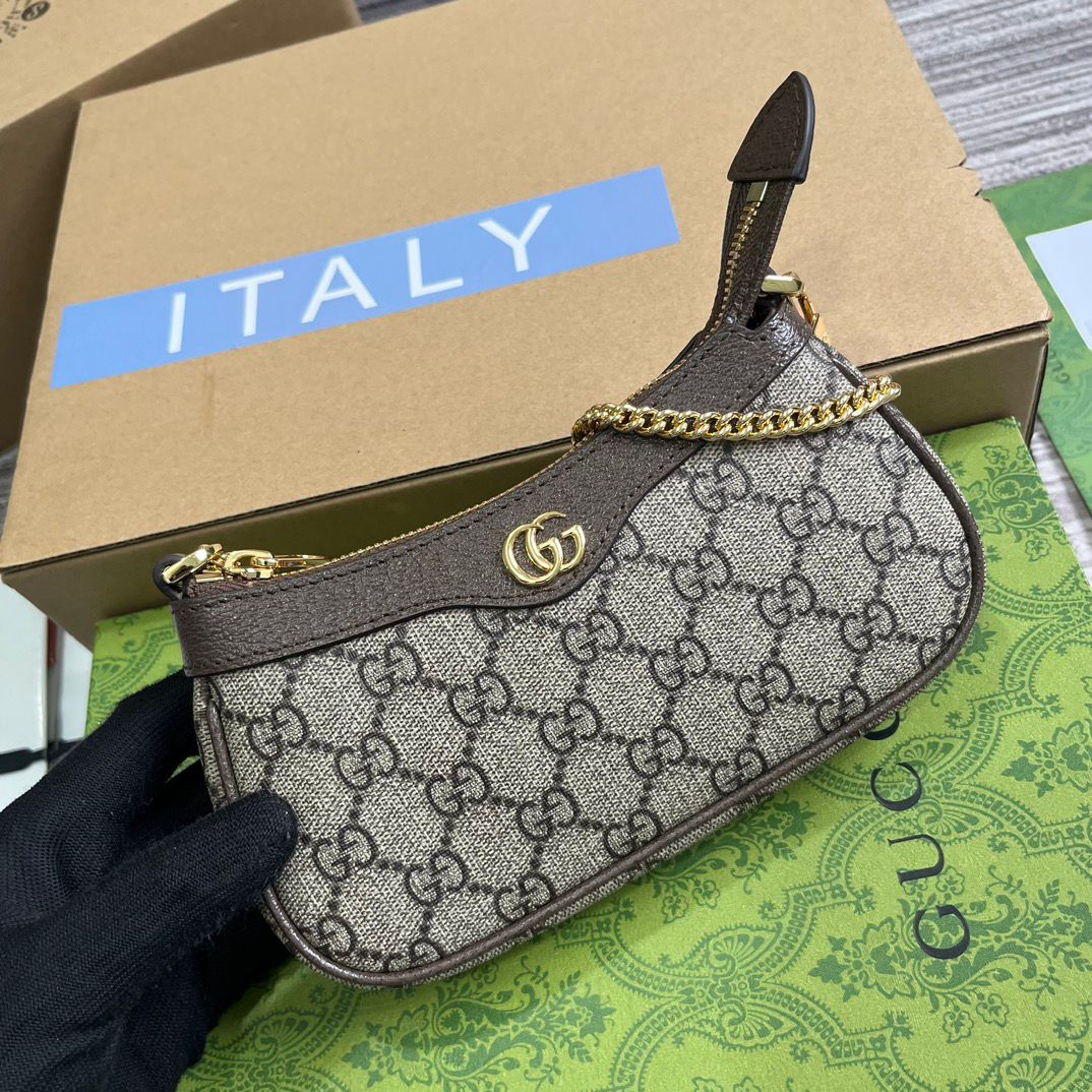 GG Mini Ophidia Small Canvas Bag 25cm