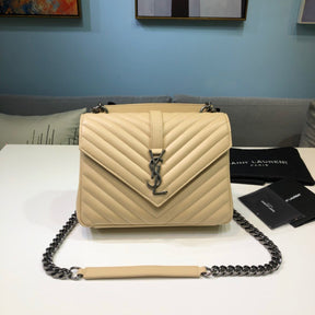YSL College Medium Beige Bag