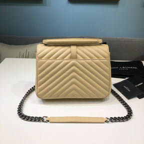 YSL College Medium Beige Bag