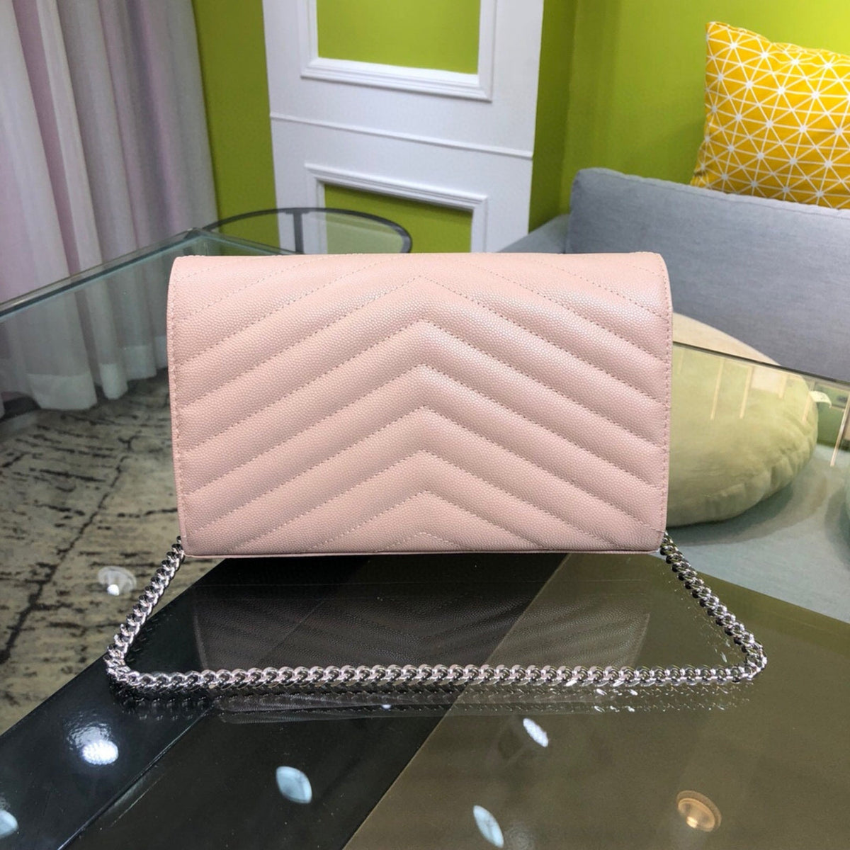 YSL Small Monogram Bag Rose