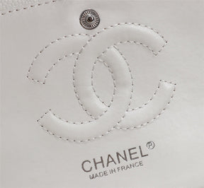 CHN Classic White Bag with Silver 25cm