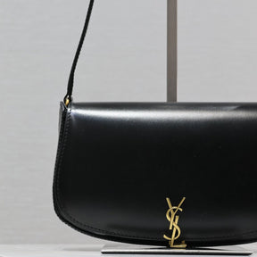 YSL Voltaire mini black leather bag