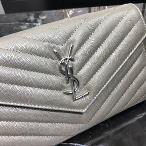 YSL Small Monogram Gray Bag
