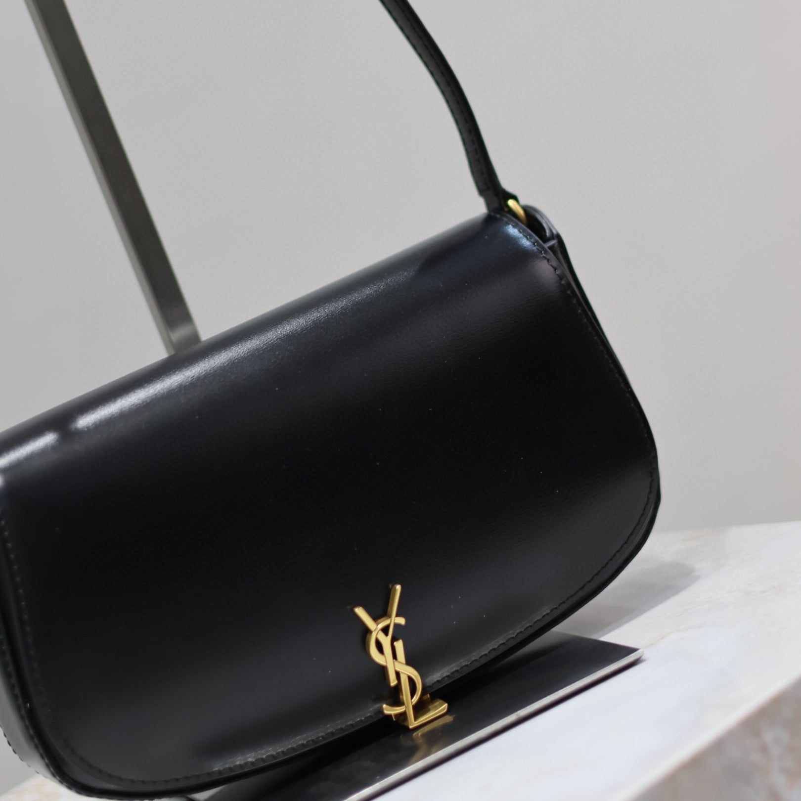 YSL Voltaire mini black leather bag