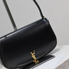YSL Voltaire mini black leather bag