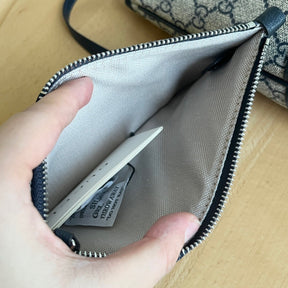 GG Ophidia Tote Mini Supreme Beige and Blue 22cm Bag