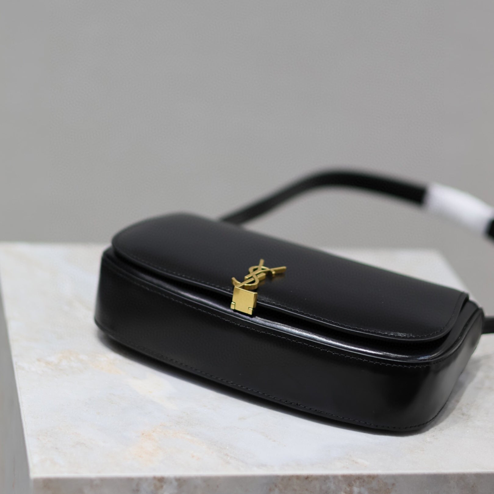 YSL Voltaire mini black leather bag