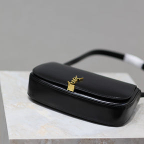 YSL Voltaire mini black leather bag