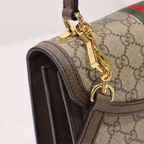 GG Ophidia Small Beige Bag with 25cm Top Handle