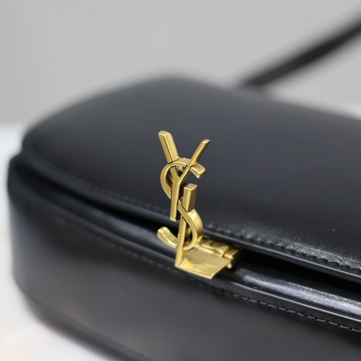YSL Voltaire mini black leather bag
