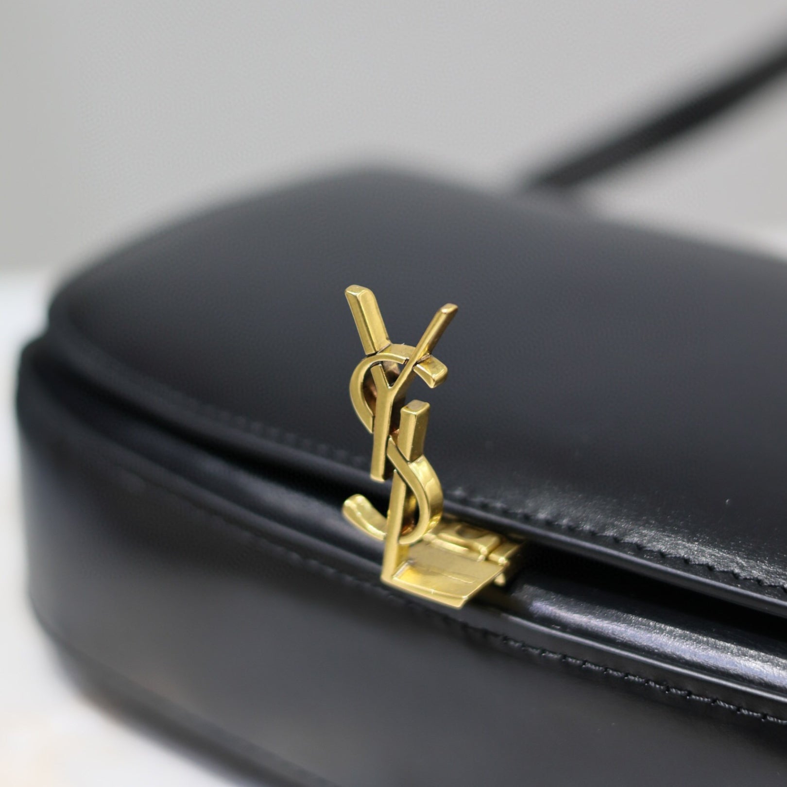 YSL Voltaire mini black leather bag