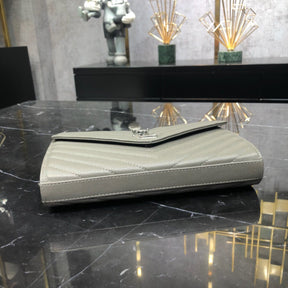 YSL Small Monogram Gray Bag