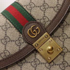 GG Ophidia Small Beige Bag with 25cm Top Handle
