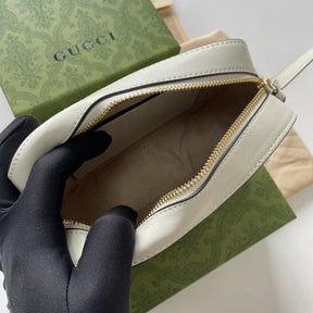 GG Horsebit shoulder bag, light 1955, small 20cm