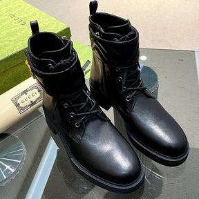 Black GG Ankle Boot