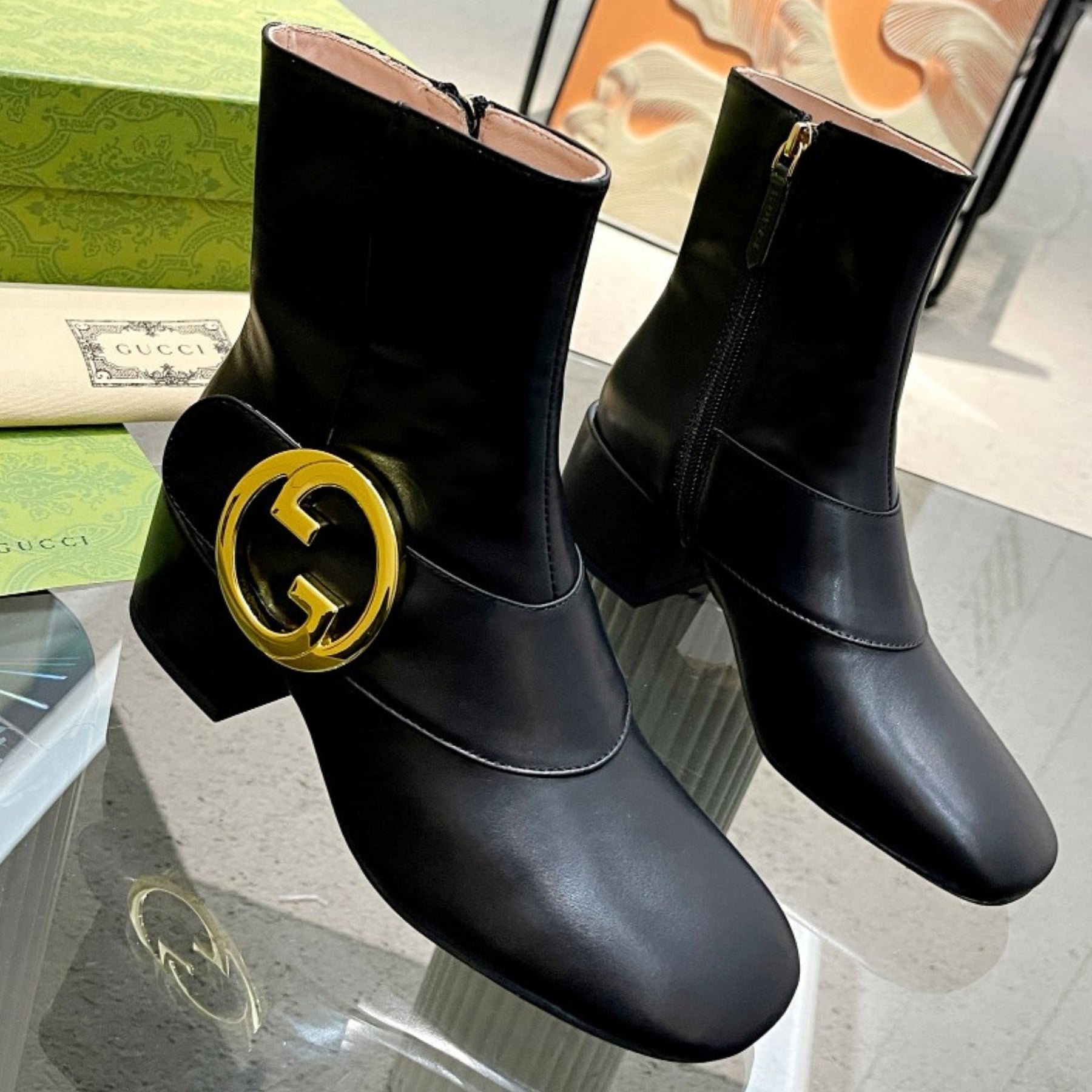 GG Ankle boot Blondie Black
