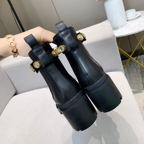 GG Ankle boot with stones and 60mm heel