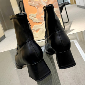 GG boot with horsebit detail and 55mm heel in black