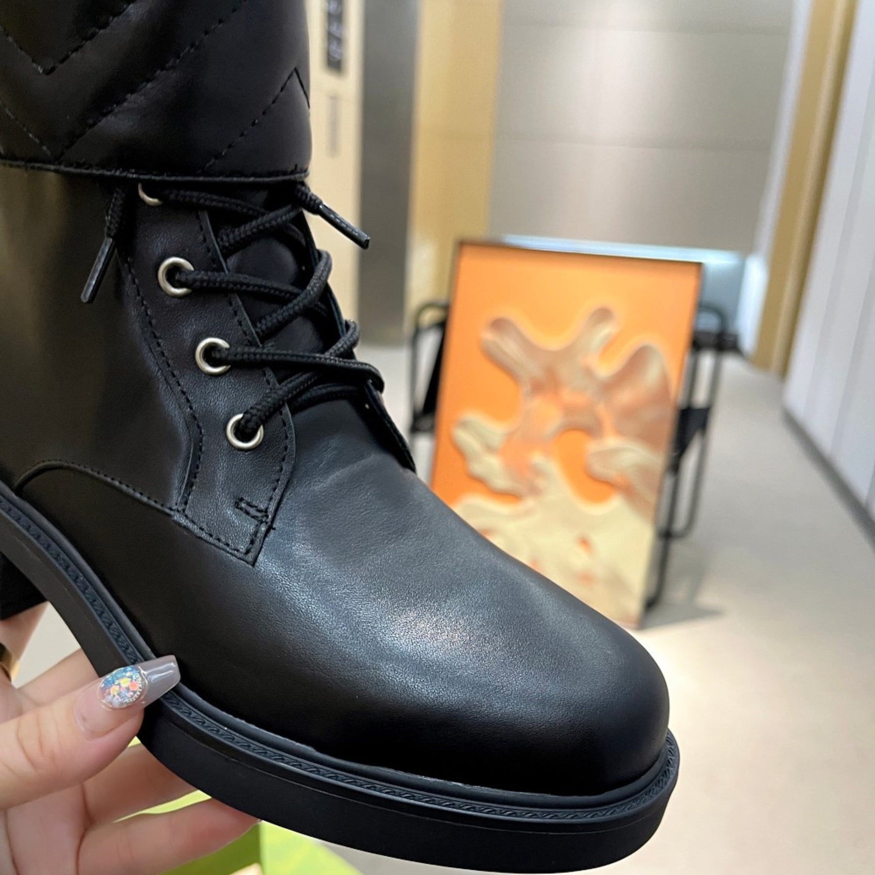 Black GG Ankle Boot