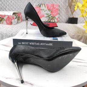 Black DG Pumps with Logo on 10.5cm heel
